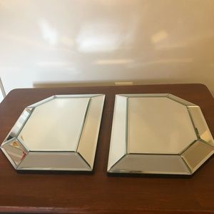 Mirror home decor - 2 pieces - new